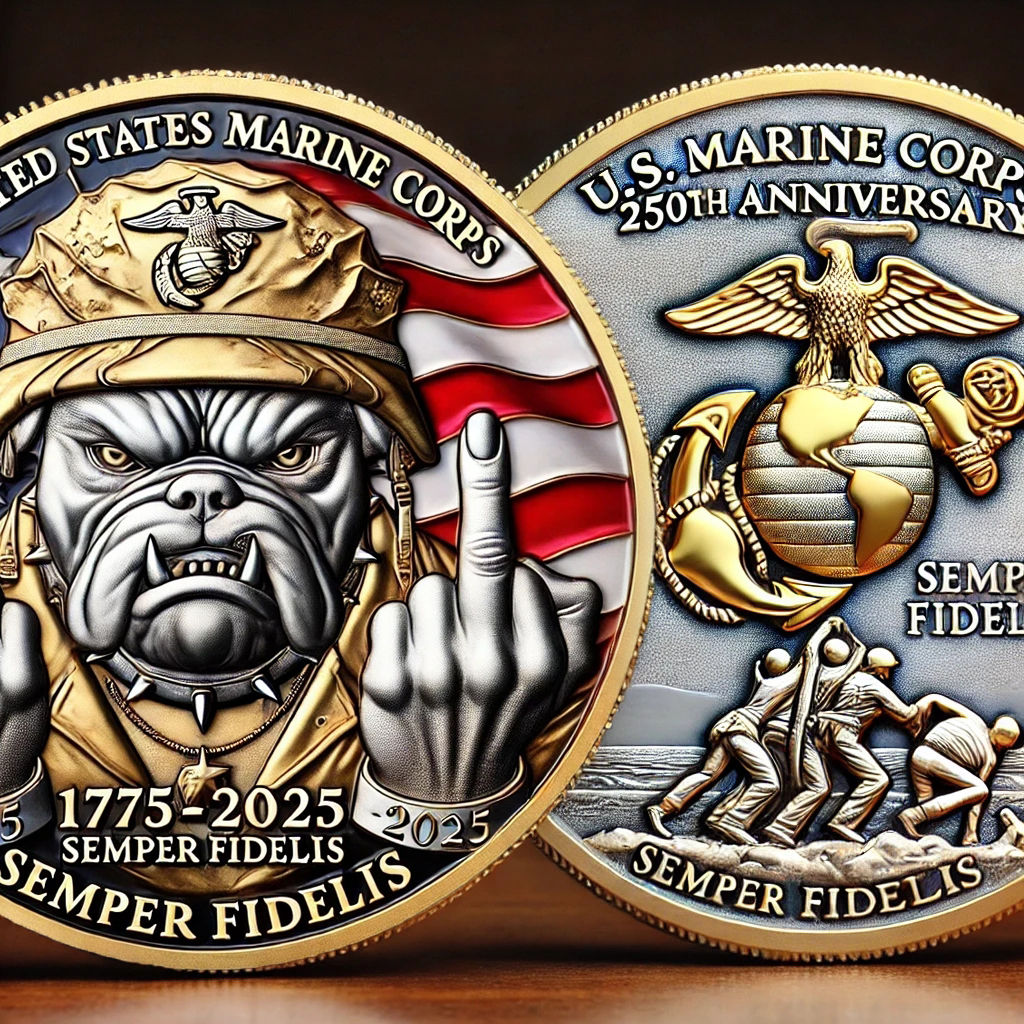 250th Anniversary U.S. Marine Corps Commemorative Coin