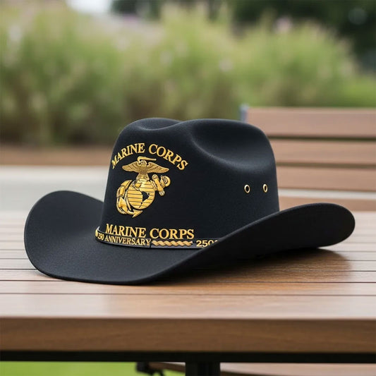 U.S. MARINE CORPS 250th Anniversary Cowboy Hat